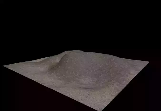 Terrain 06 Low-poly 3D model