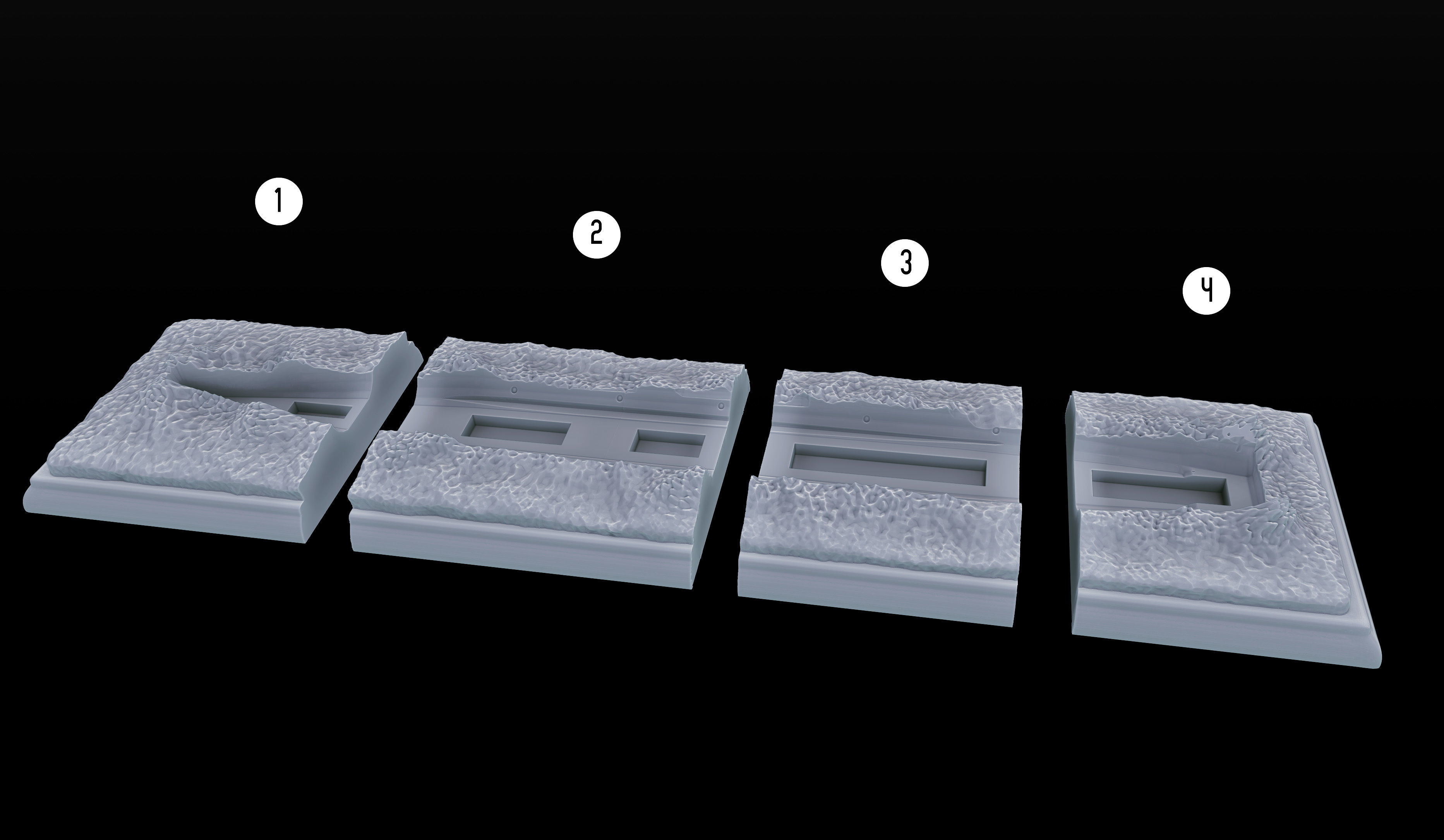 Aircraft Carrier - USS George H W Bush CVN-77 - Nimitz -  3D print model_4