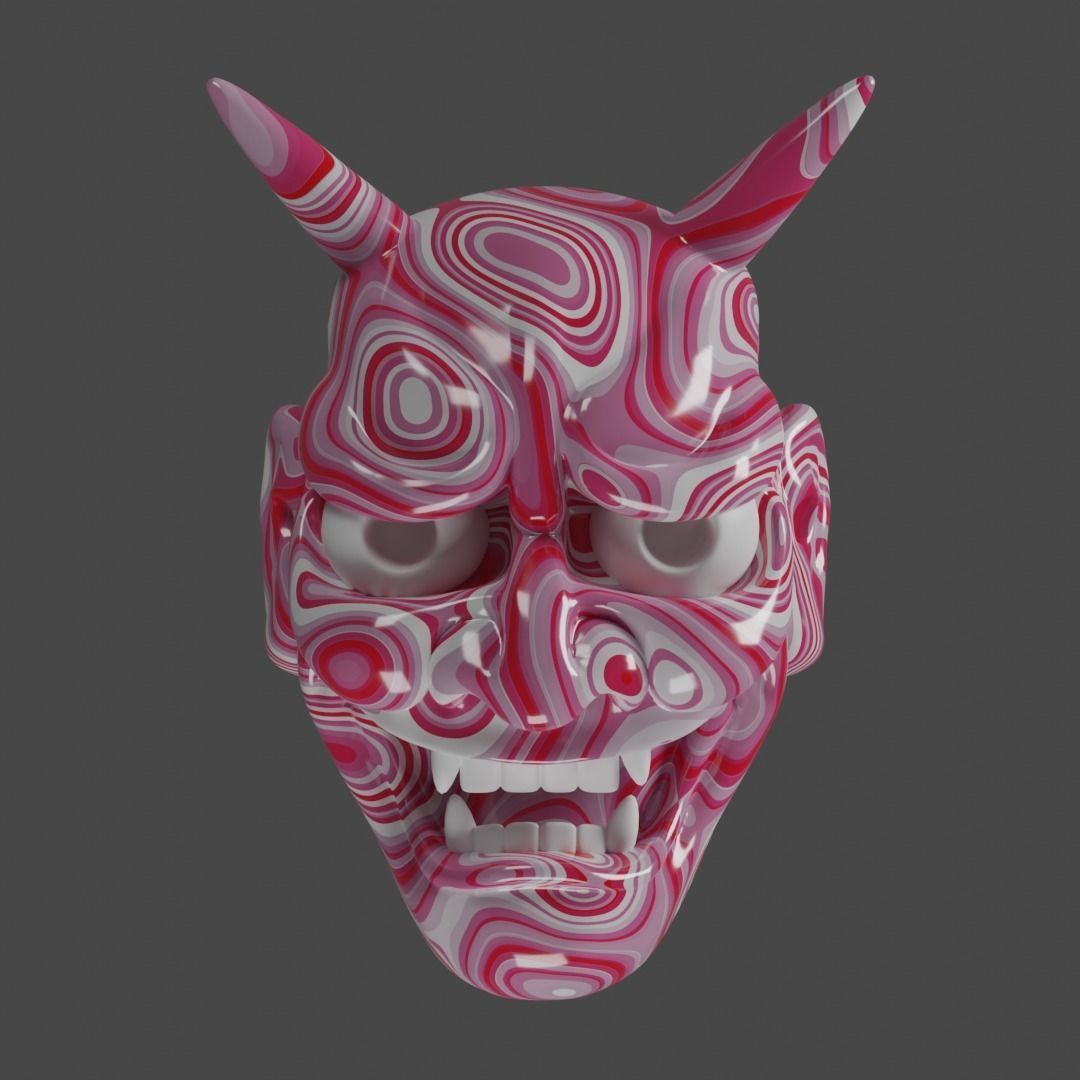 Kabuki  3D print model_1