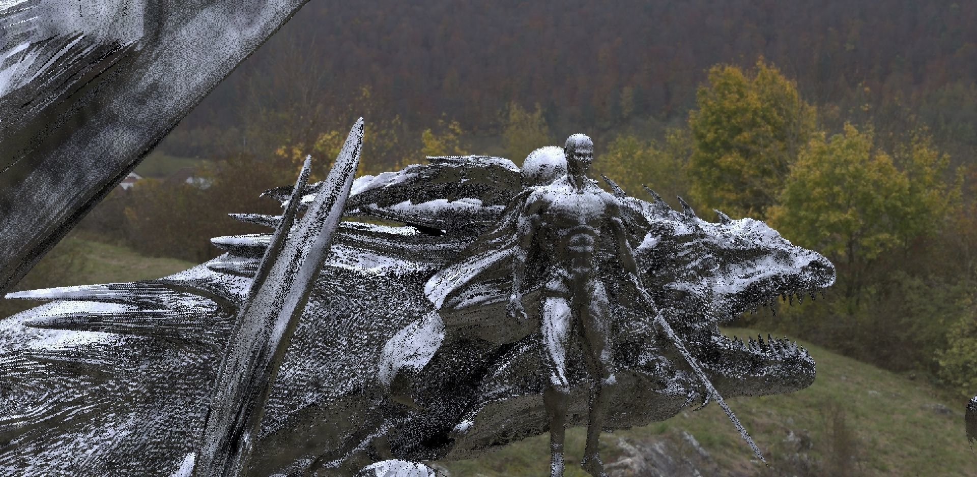 Man of Steel with Dragon 3D model_4