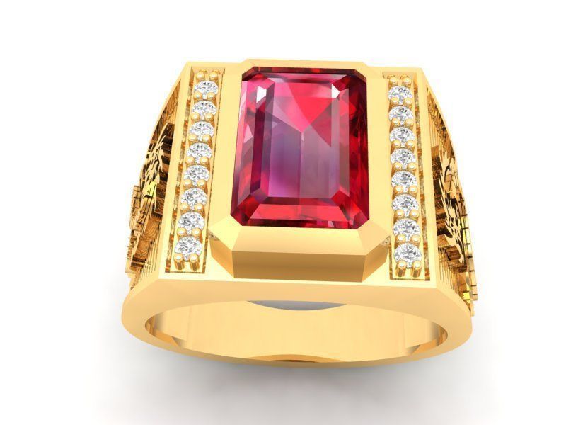 Elegant Emerald Diamond Pendant Jewelry for Women 403 3D print model_1