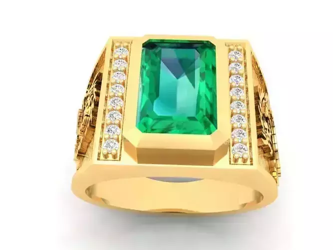 Elegant Emerald Diamond Pendant Jewelry for Women 403