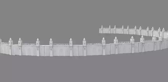 Wall medieval ancient