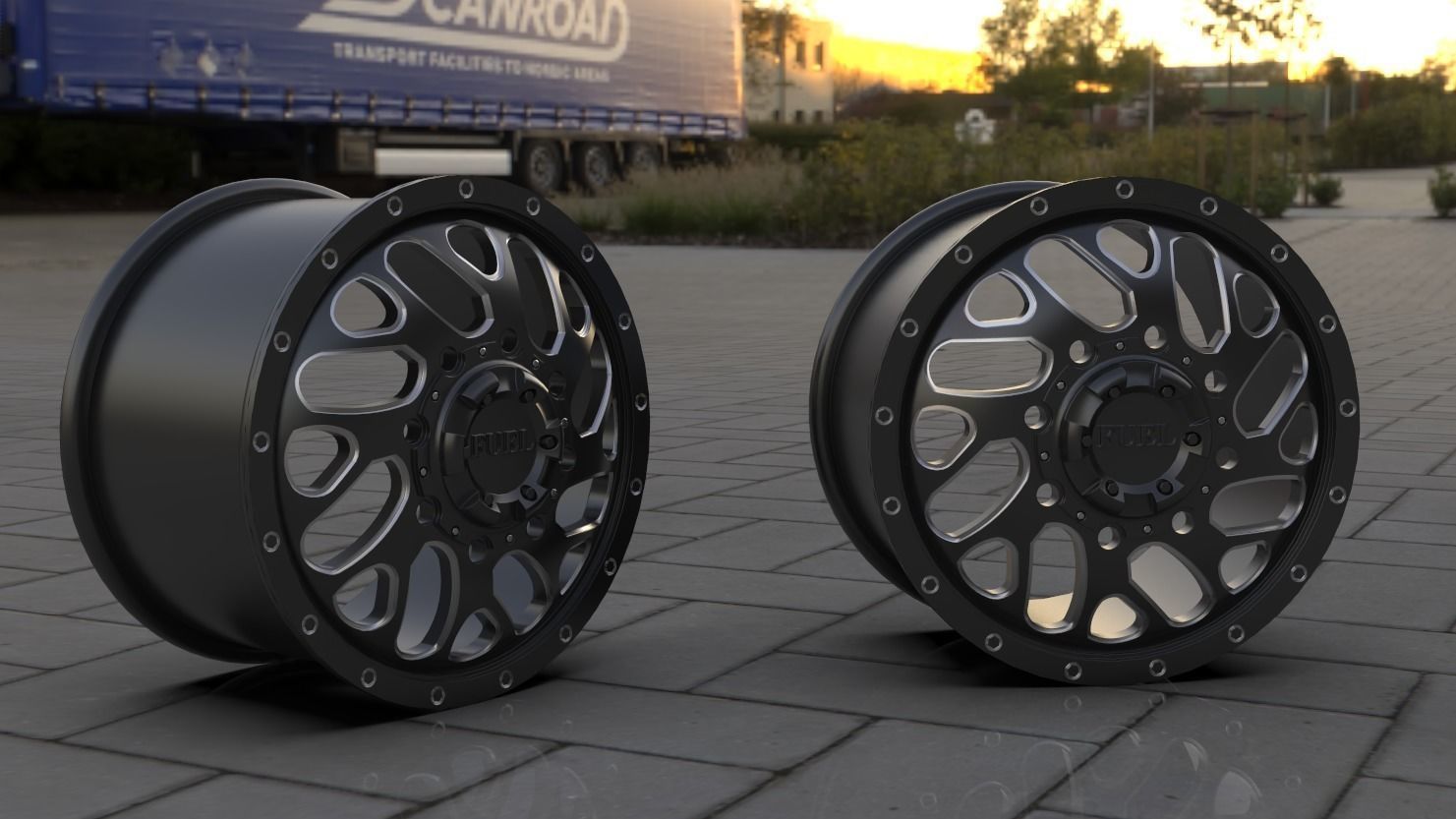 TRITON DUALLY FRONT wheel rim model 3D print model_12