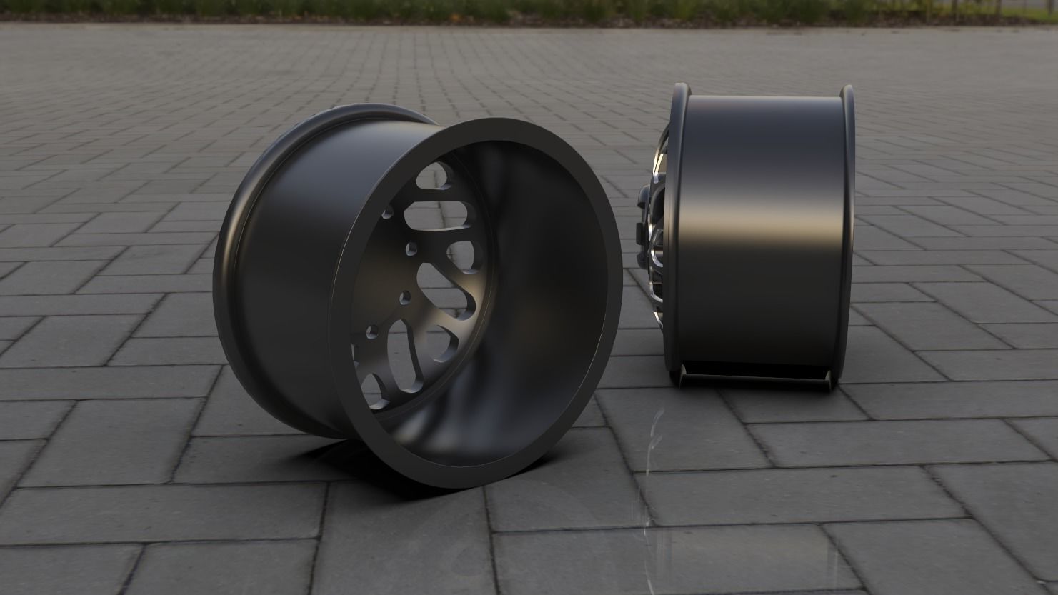 TRITON DUALLY FRONT wheel rim model 3D print model_13