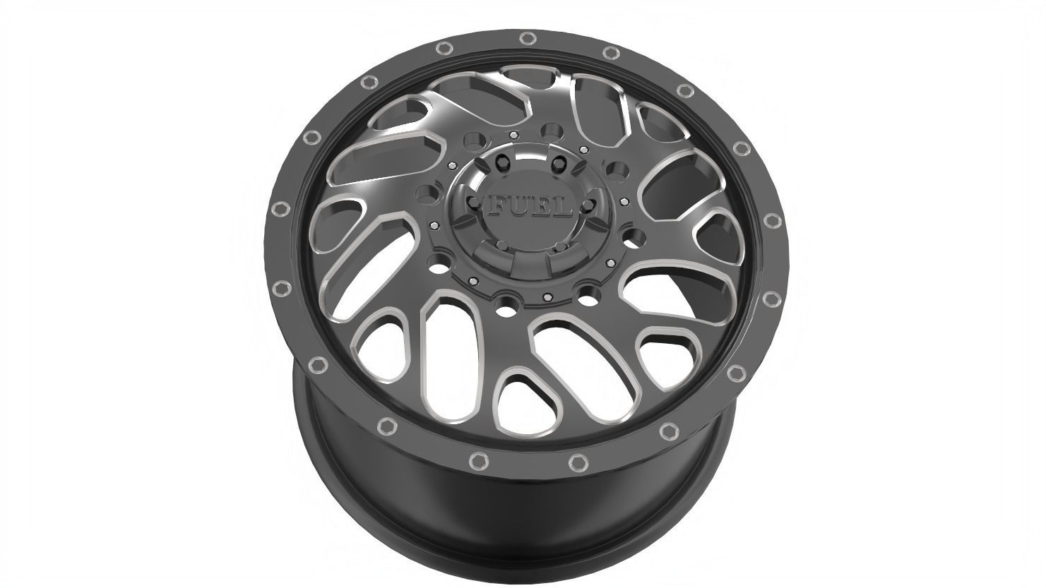 TRITON DUALLY FRONT wheel rim model 3D print model_3