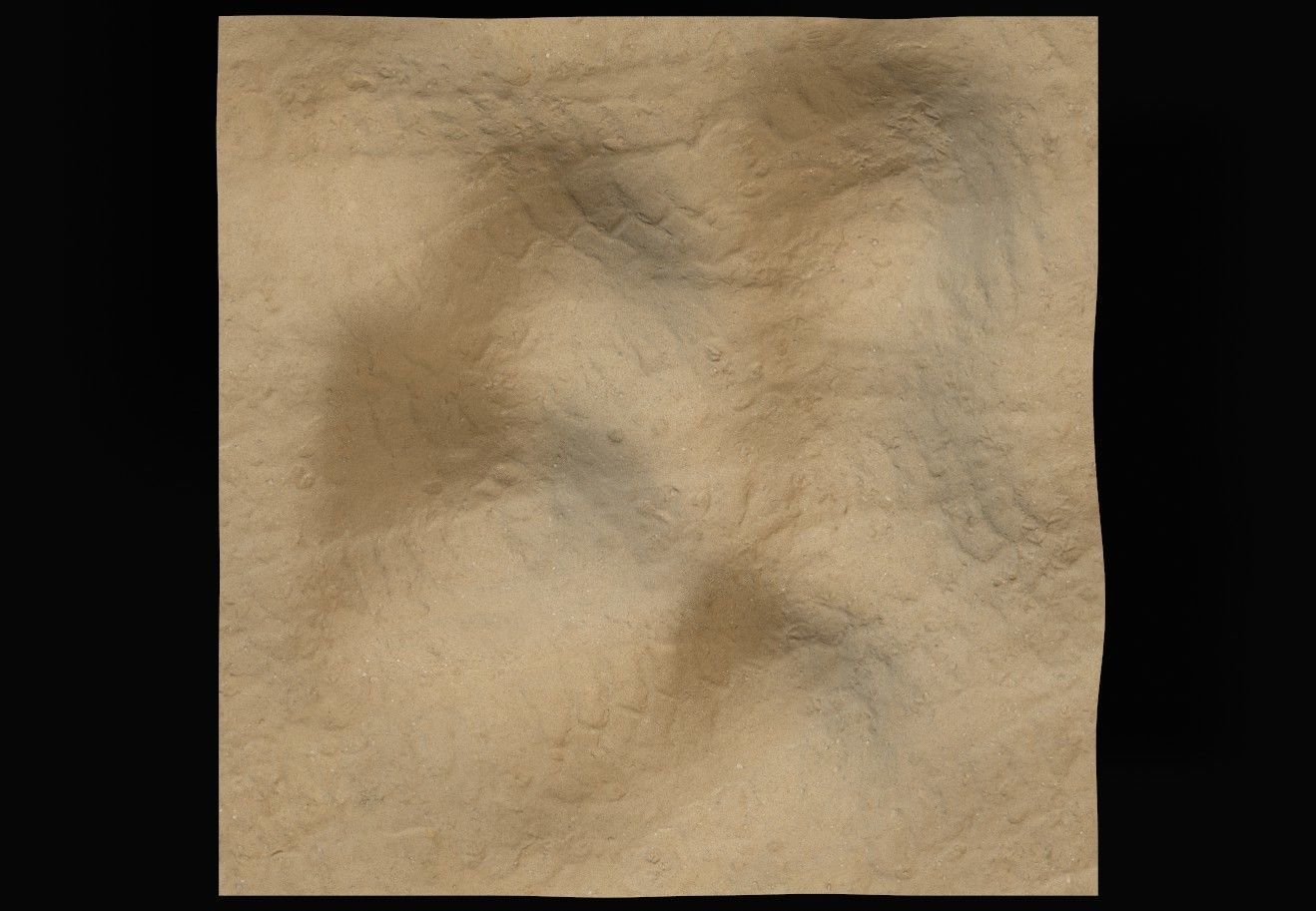 Terrain 07 Low-poly 3D model_1