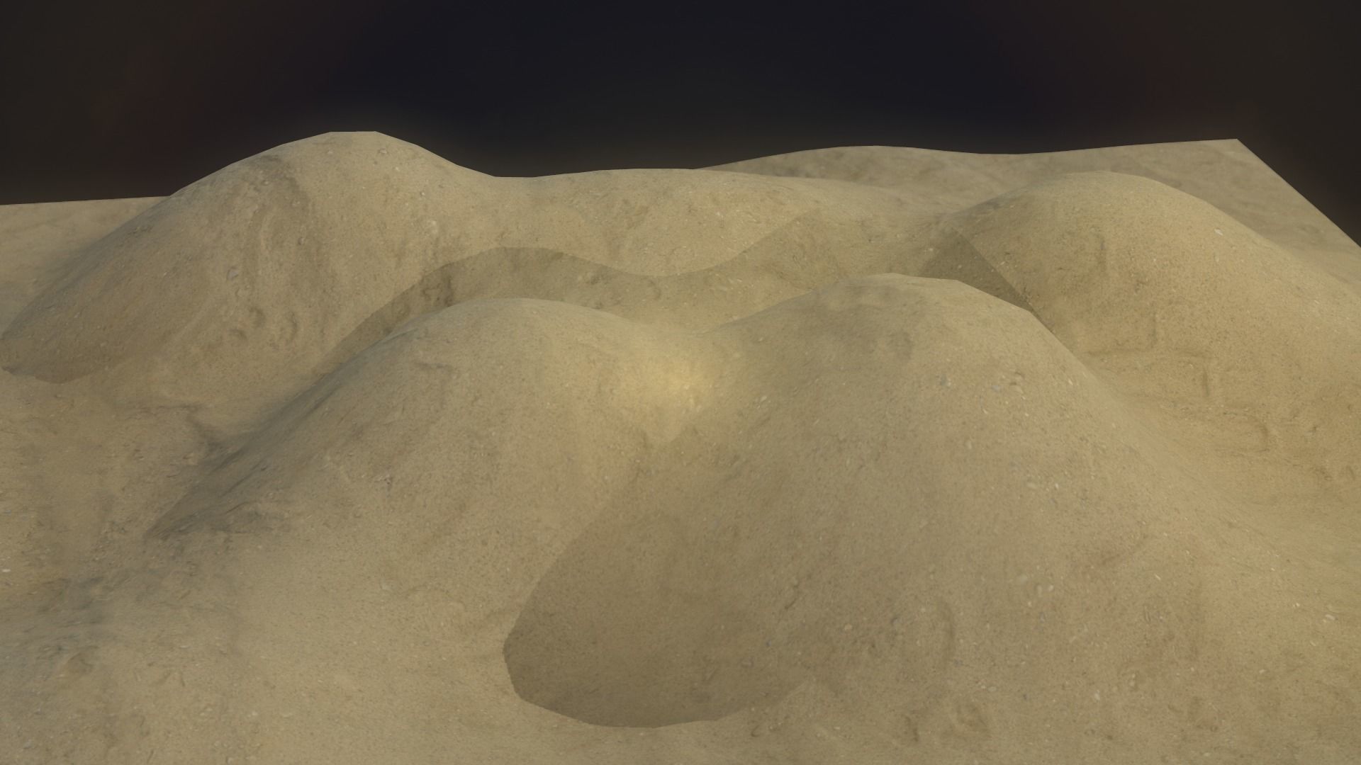 Terrain 07 Low-poly 3D model_4