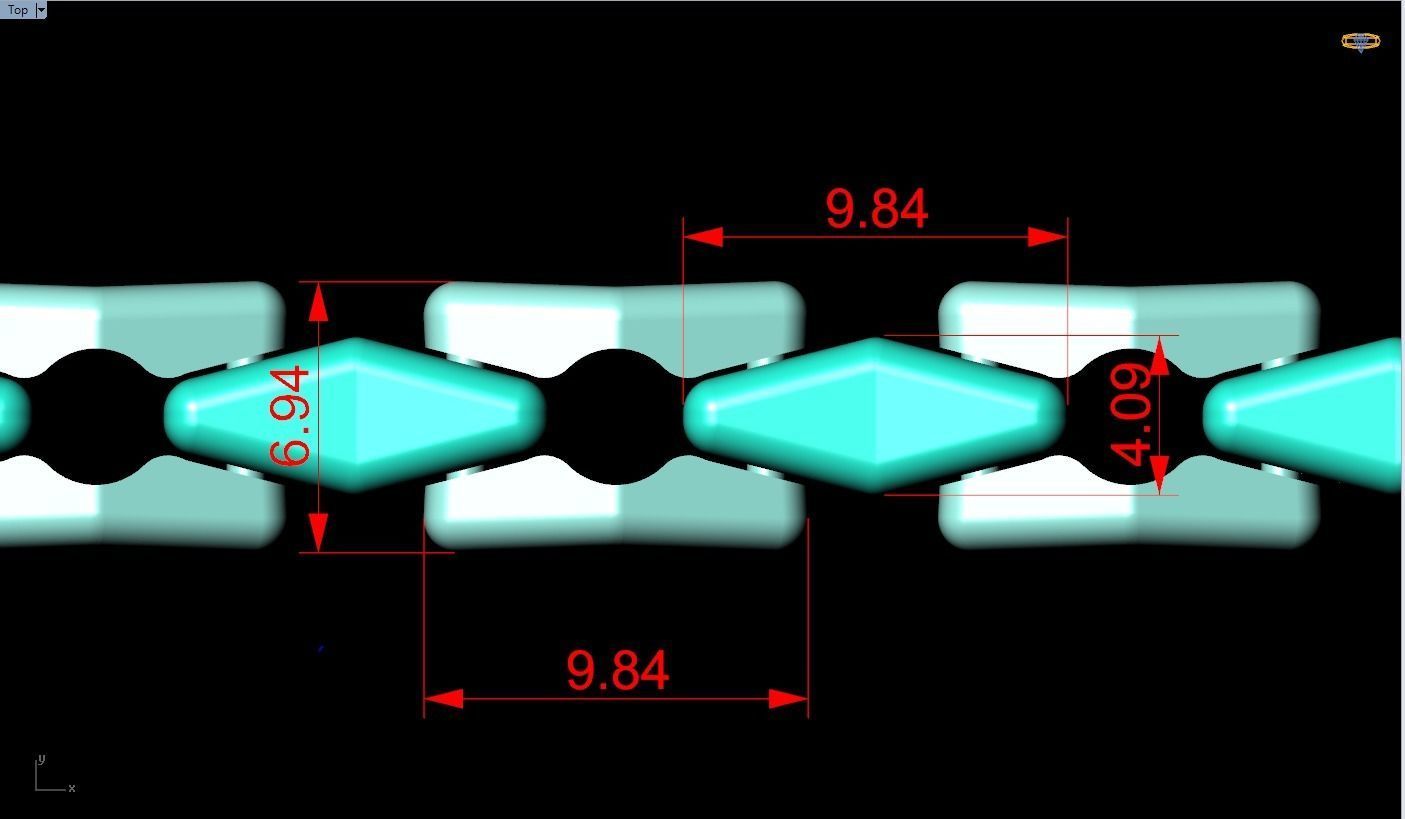 Chain necklaces - Miami cuban necklaces - Mens necklaces - N633 3D print model_6