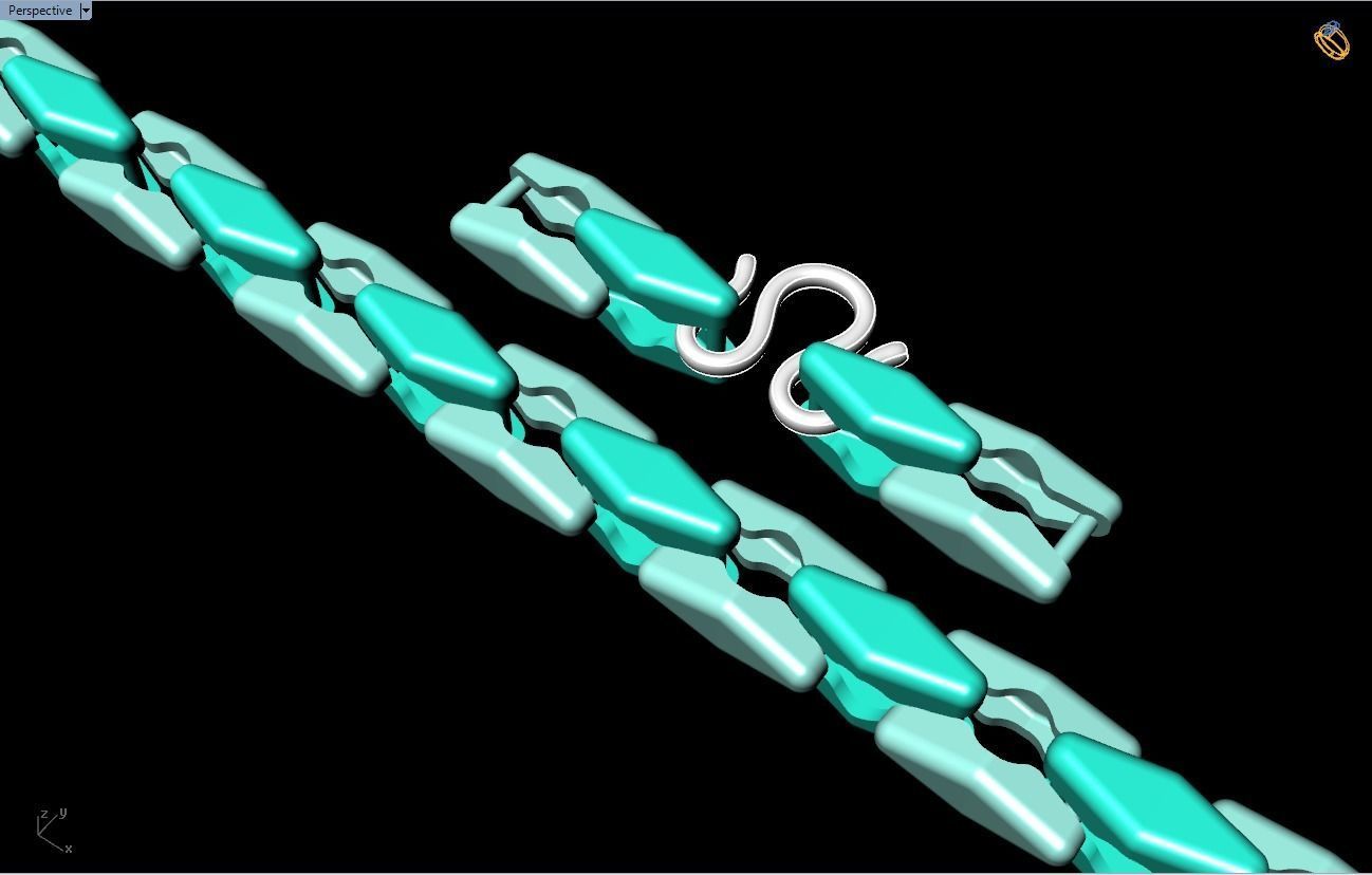 Chain necklaces - Miami cuban necklaces - Mens necklaces - N633 3D print model_3