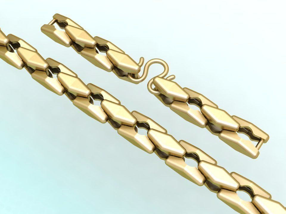 Chain necklaces - Miami cuban necklaces - Mens necklaces - N633 3D print model_1