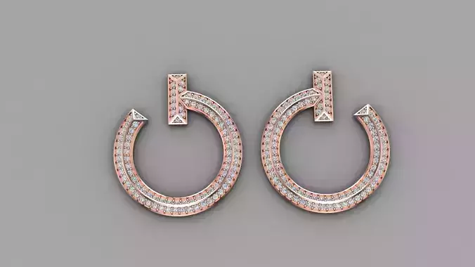 tiffany t1 earring