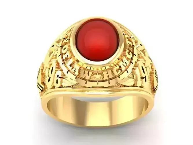 Vietnam Ho Chi Minh City Law University Class Ring 1996 414