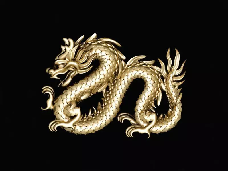 Dragon Pendant Jewelry Design 429 3D print model_2