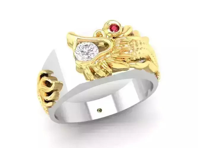 dragon ring for men 437