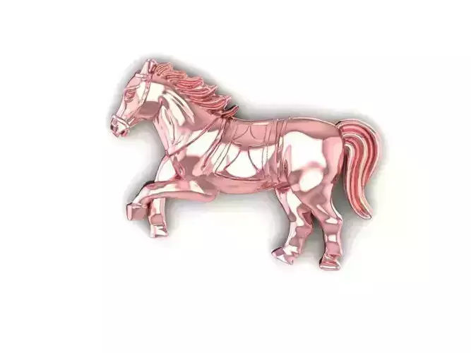 Elegant Running Horse Pendant for Jewelry  440