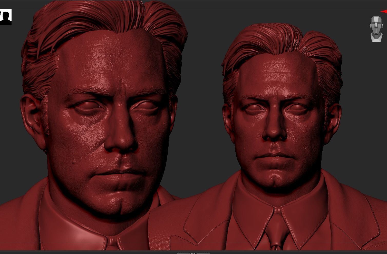 Batman - Ben Affleck Bust 3D print model_24