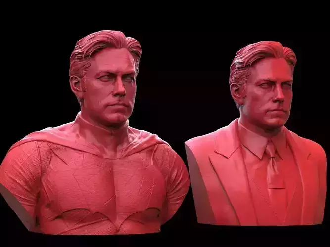 Batman - Ben Affleck Bust 3D print model