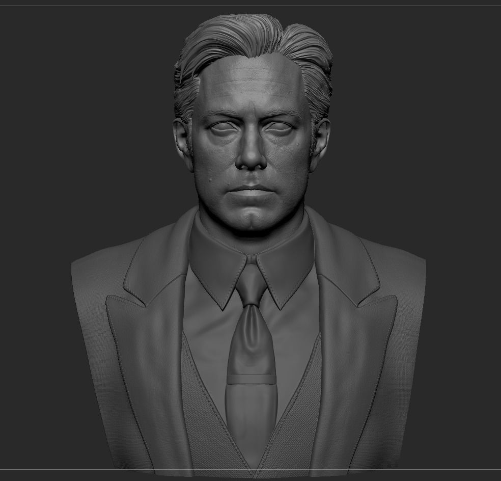 Batman - Ben Affleck Bust 3D print model_15