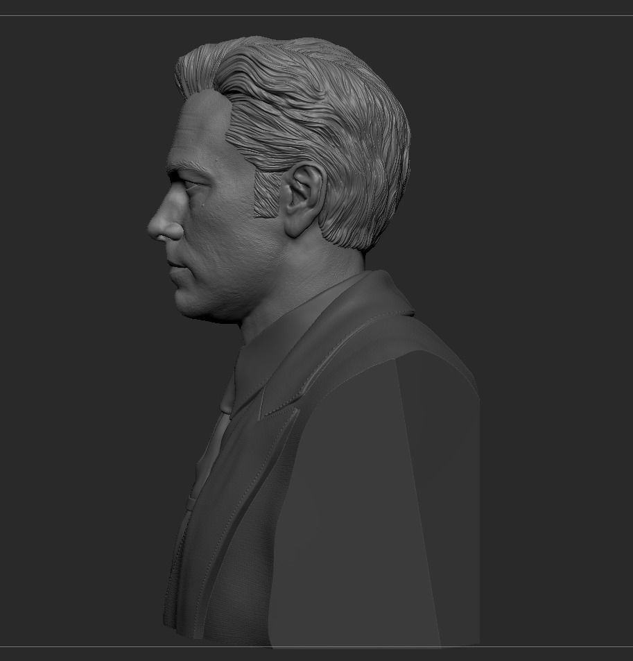 Batman - Ben Affleck Bust 3D print model_17