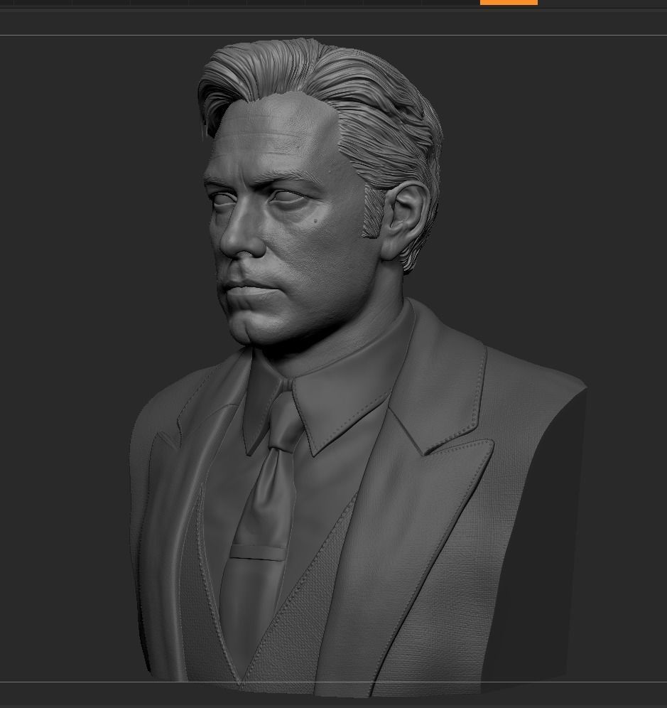 Batman - Ben Affleck Bust 3D print model_16