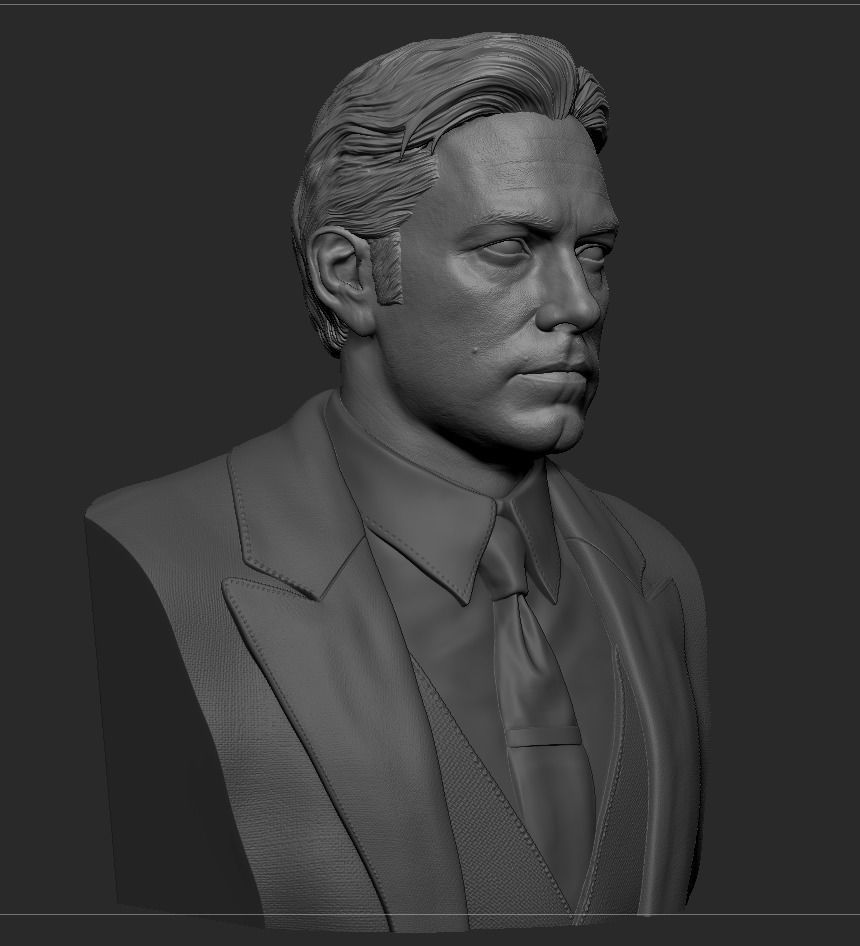 Batman - Ben Affleck Bust 3D print model_20