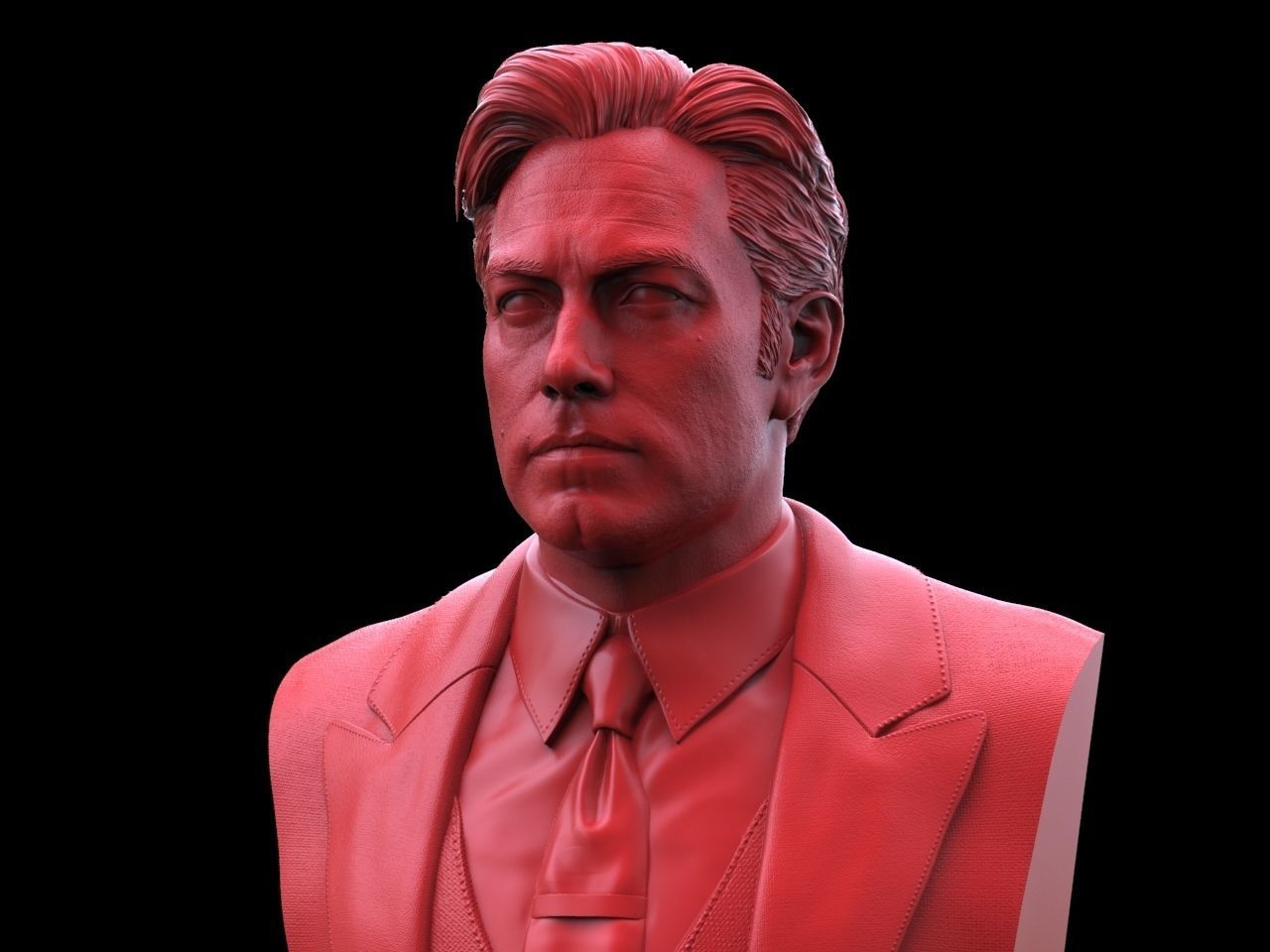 Batman - Ben Affleck Bust 3D print model_4