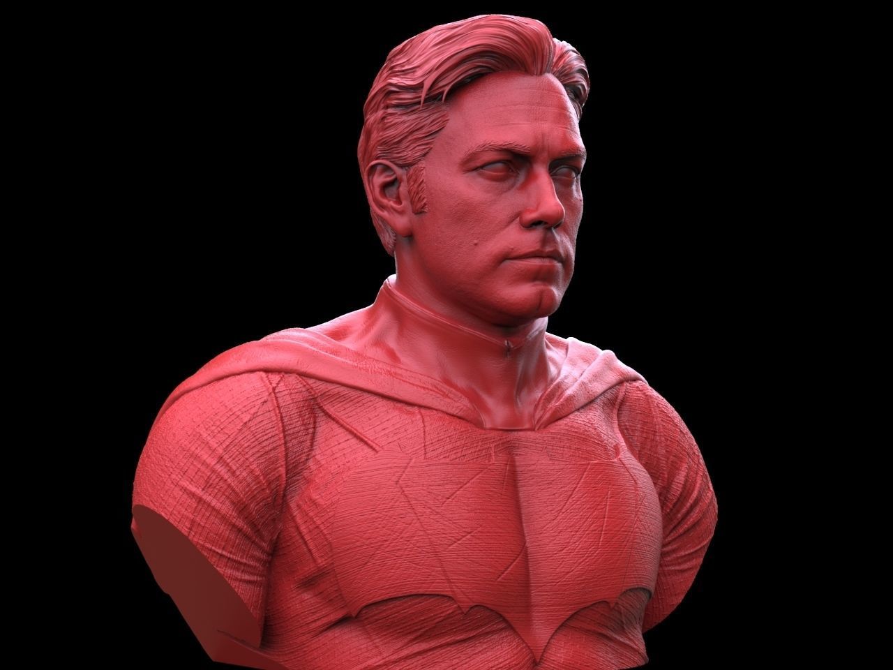 Batman - Ben Affleck Bust 3D print model_2