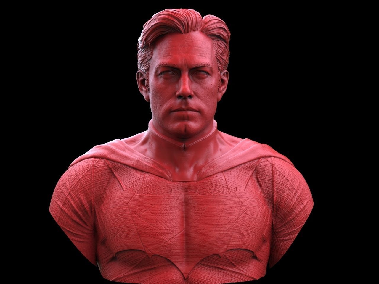 Batman - Ben Affleck Bust 3D print model_1