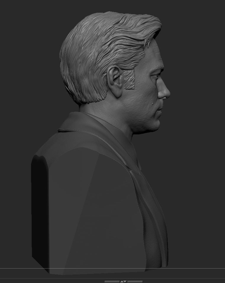 Batman - Ben Affleck Bust 3D print model_19