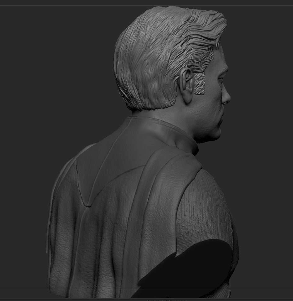 Batman - Ben Affleck Bust 3D print model_11