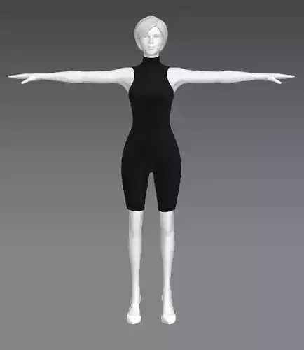 Woman Clothing T-Pose 461