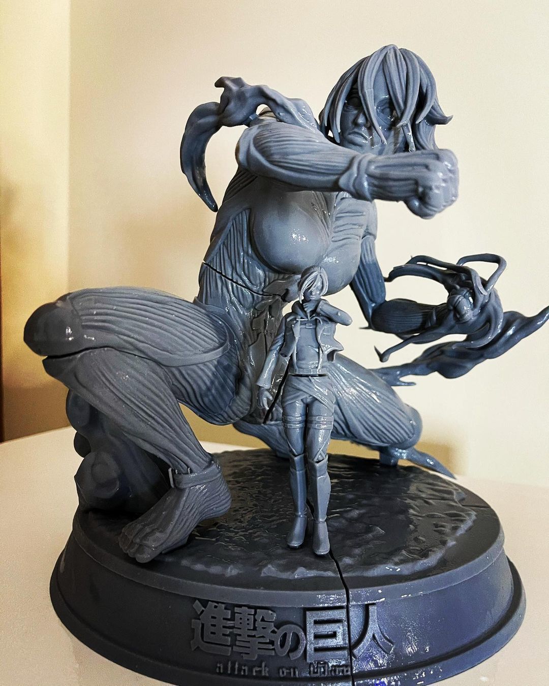 Titan Hembra -annie shingeki no kyojin 3D print model_1