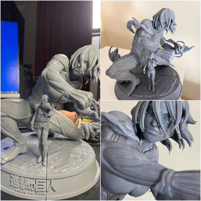 Titan Hembra -annie shingeki no kyojin 3D print model_5