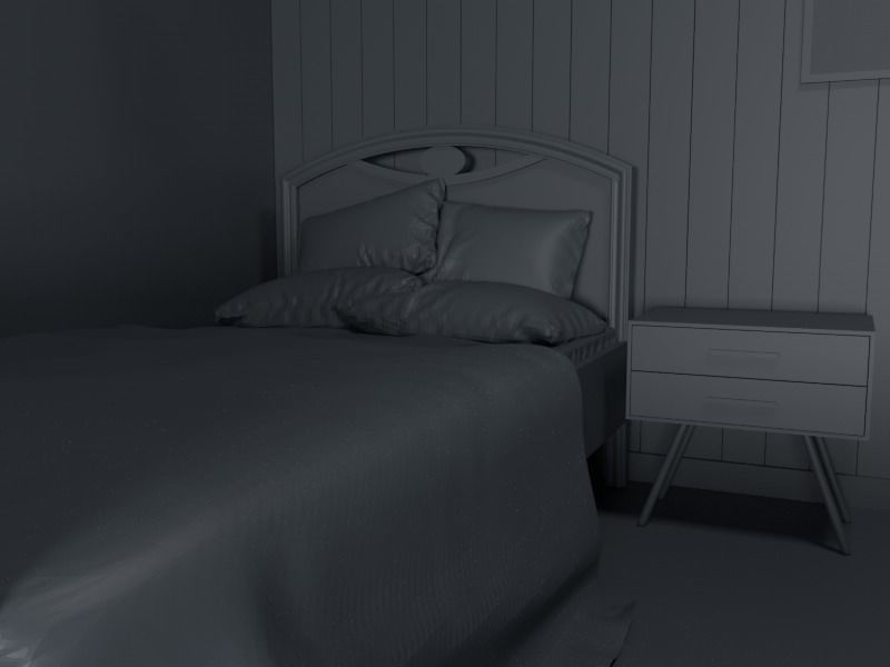 Kids Bedroom 3D model_10