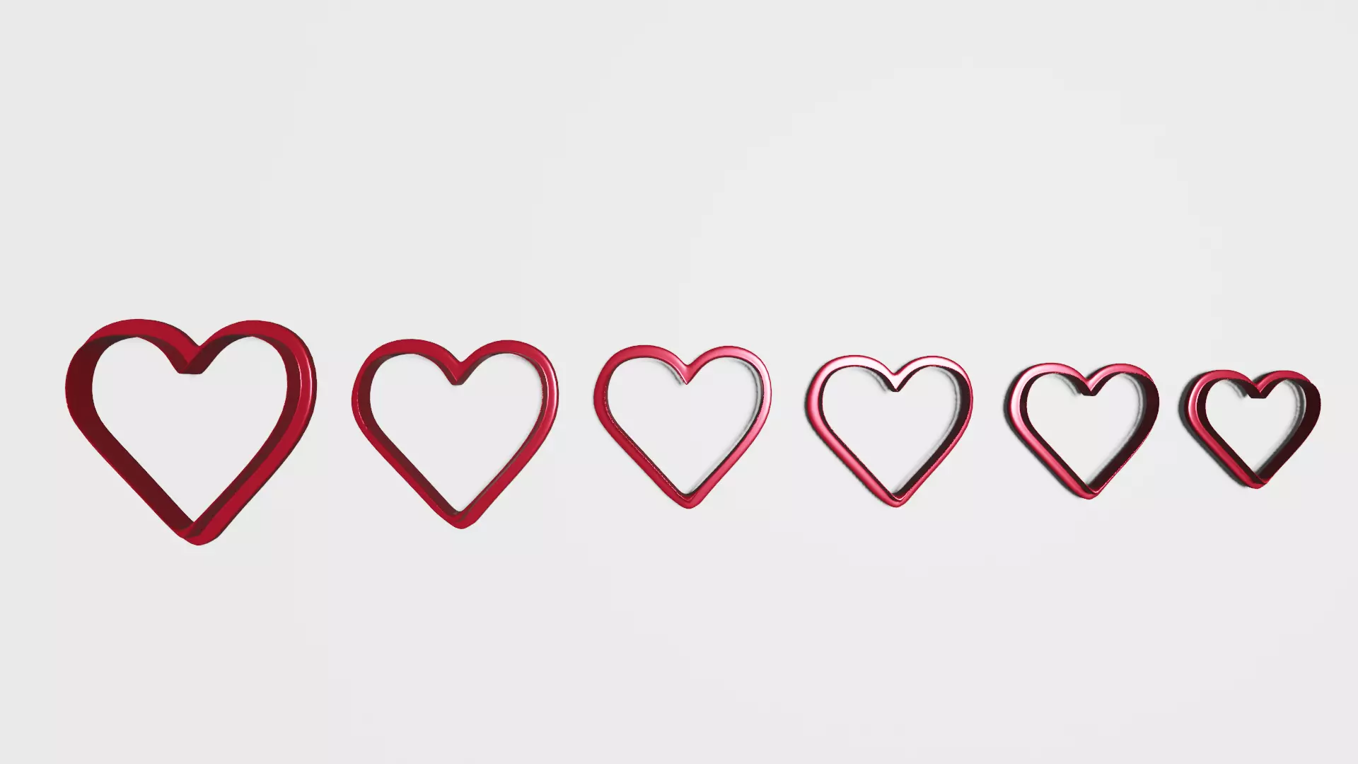 Cortadores de arcilla polimerica- corazon 3D print model_0