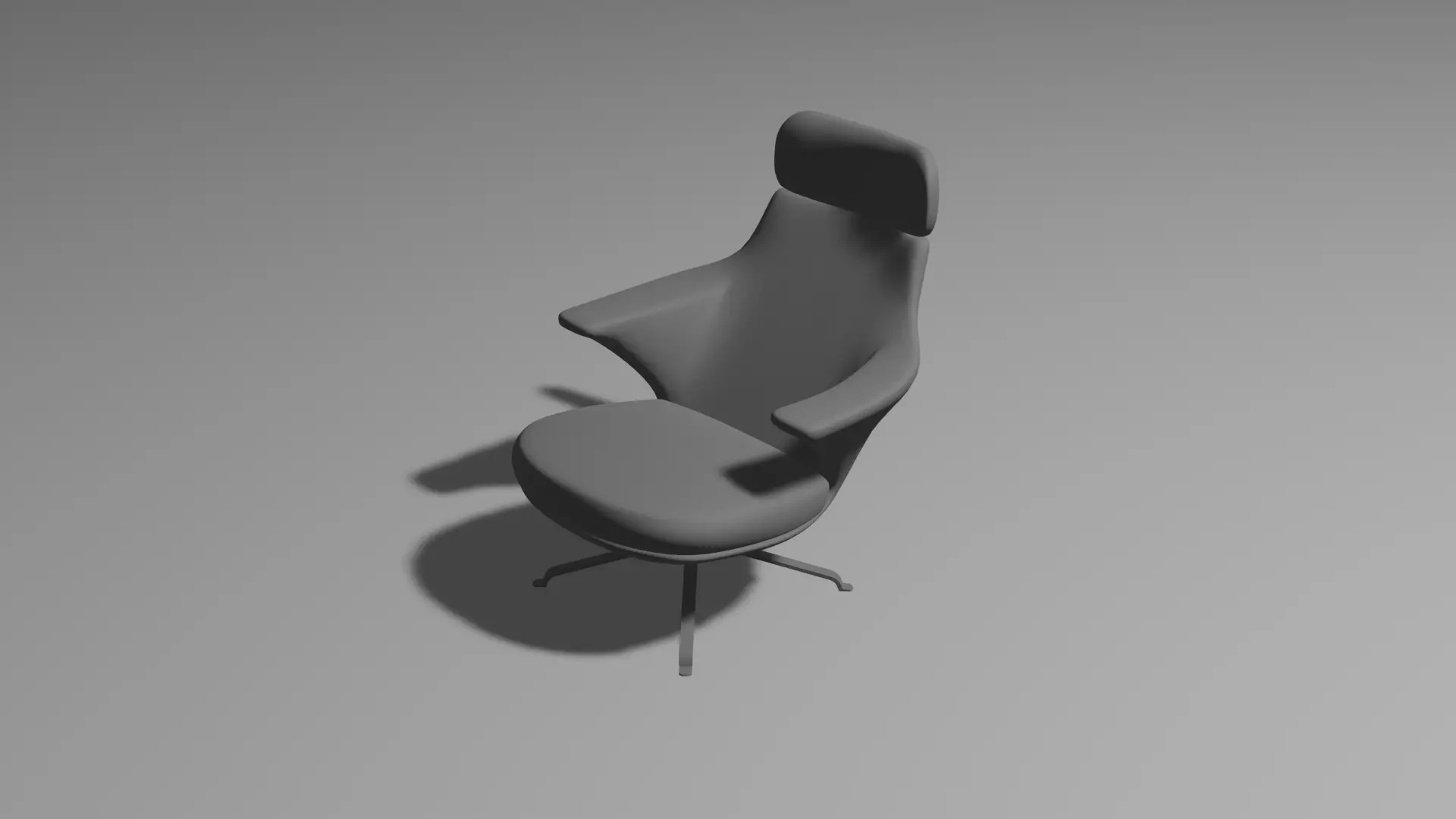 ArChair 001 Low-poly 3D model