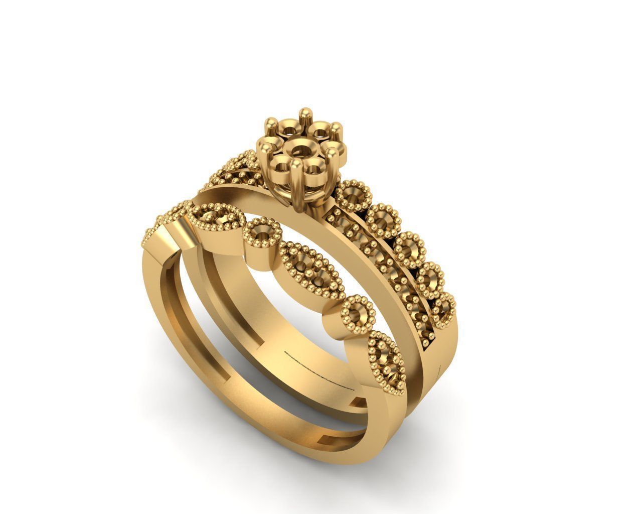 Jewelry ring 002 3D print model Free 3D print model_2