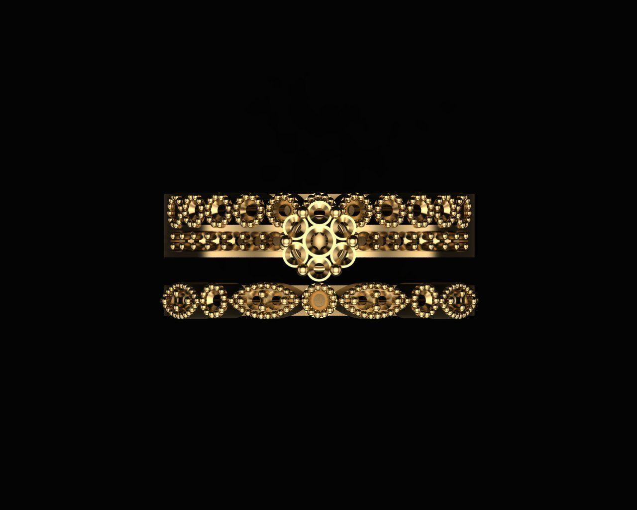Jewelry ring 002 3D print model Free 3D print model_3