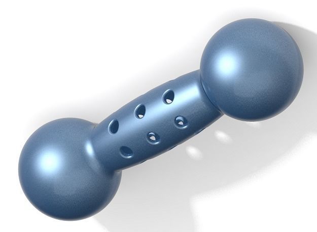 Classic Dumbbell Toy 3D print model_1