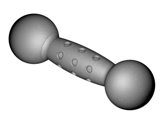 Classic Dumbbell Toy 3D print model_3