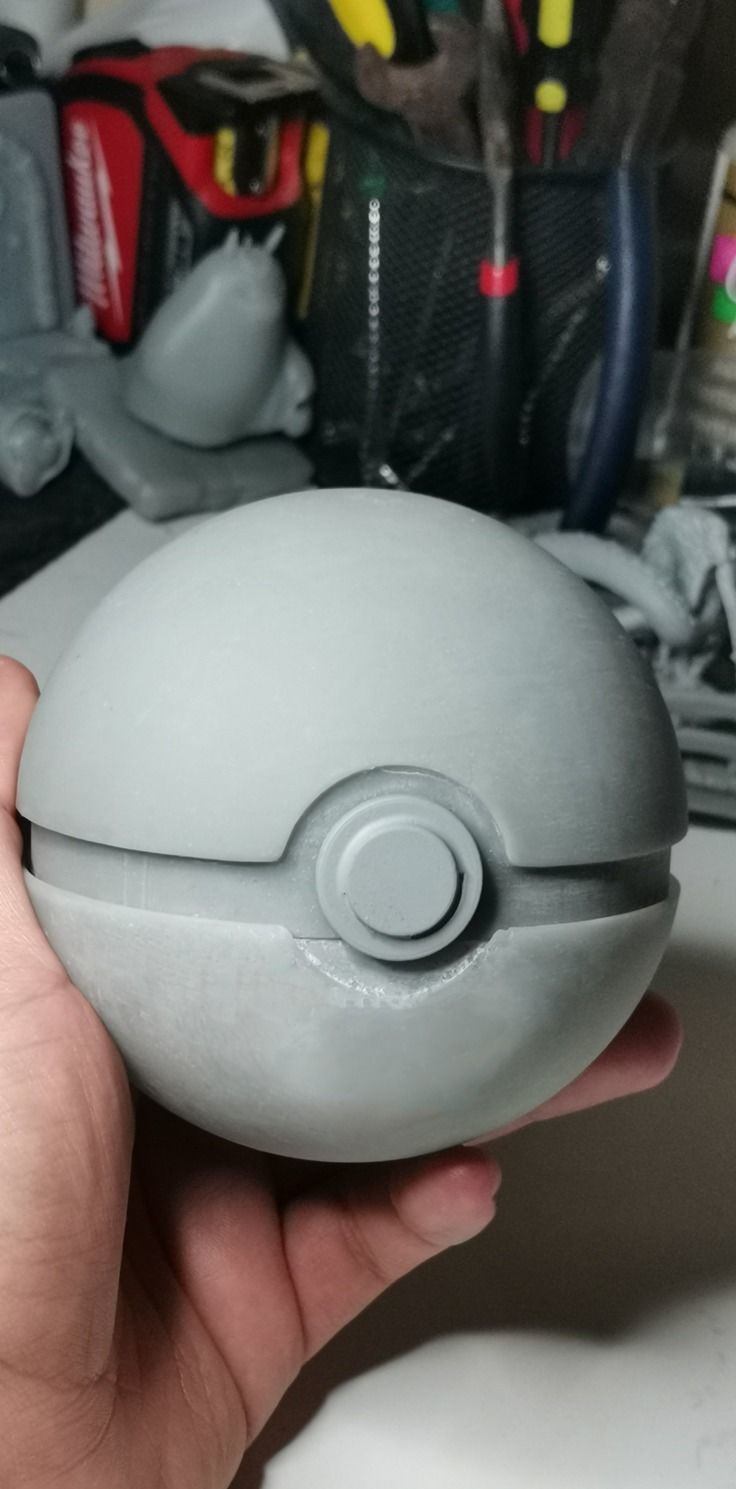 Pokeball Diorama 3D print model_5