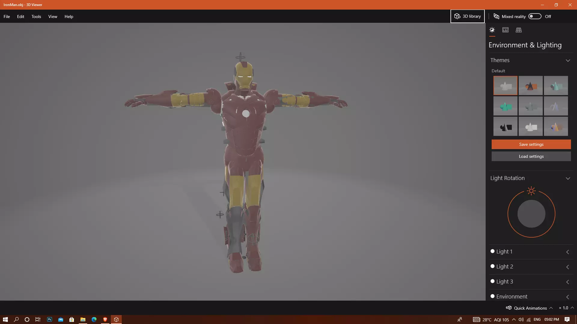 Iron man Free 3D model