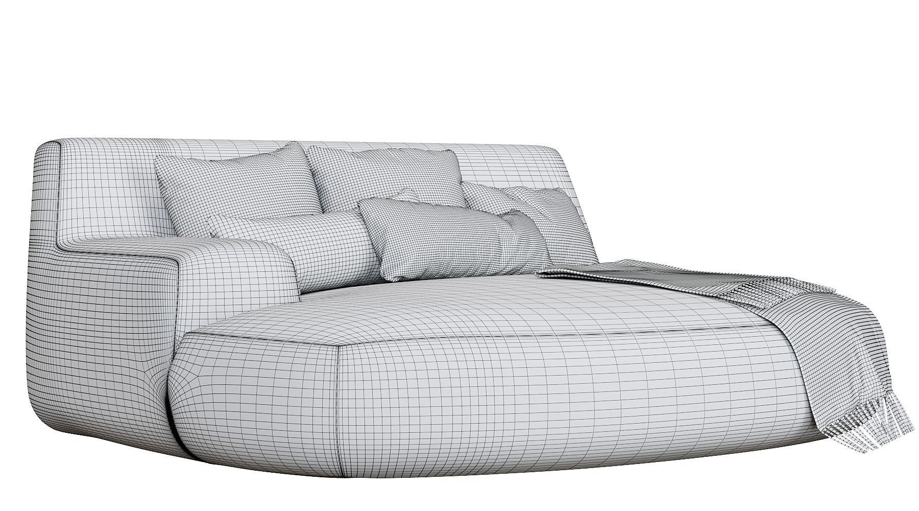 Poliform BIG BUG armchair 3D model CGTrader