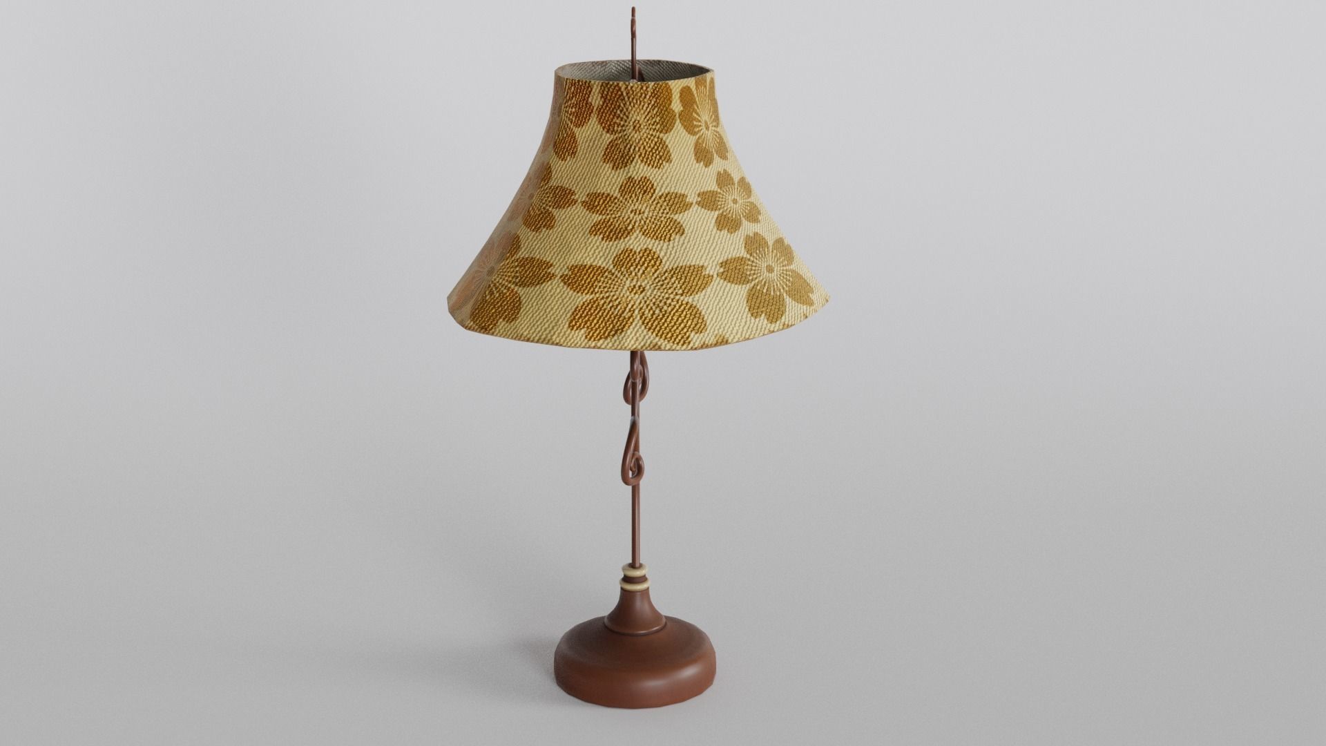 Bedroom Lamp 3D model_3