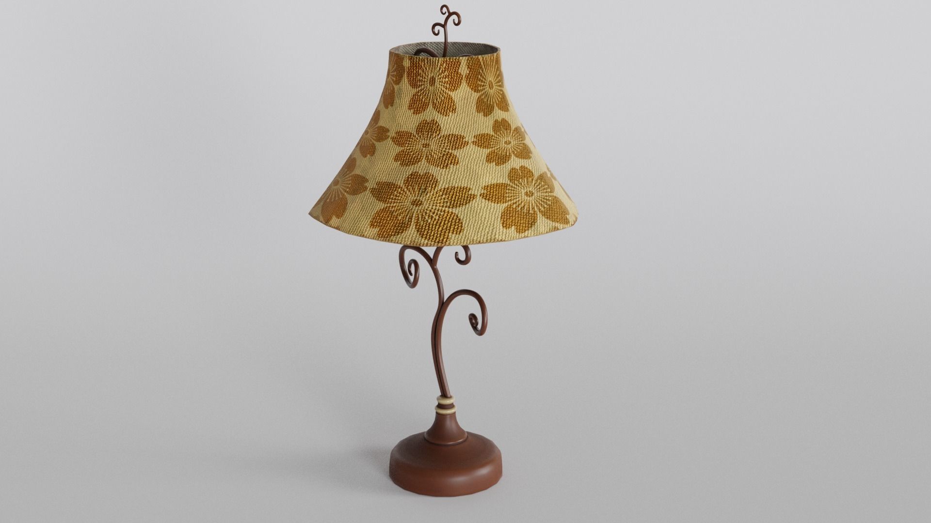 Bedroom Lamp 3D model_4