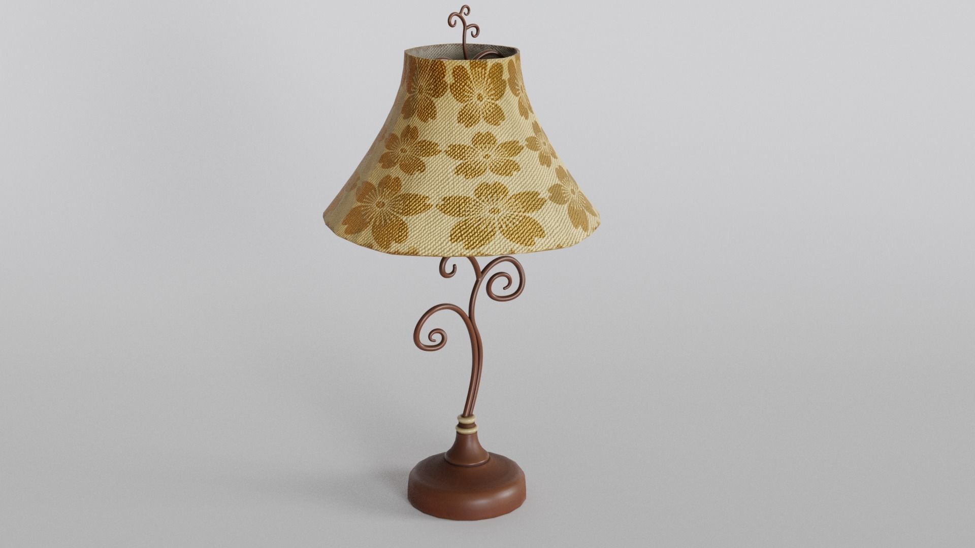 Bedroom Lamp 3D model_2