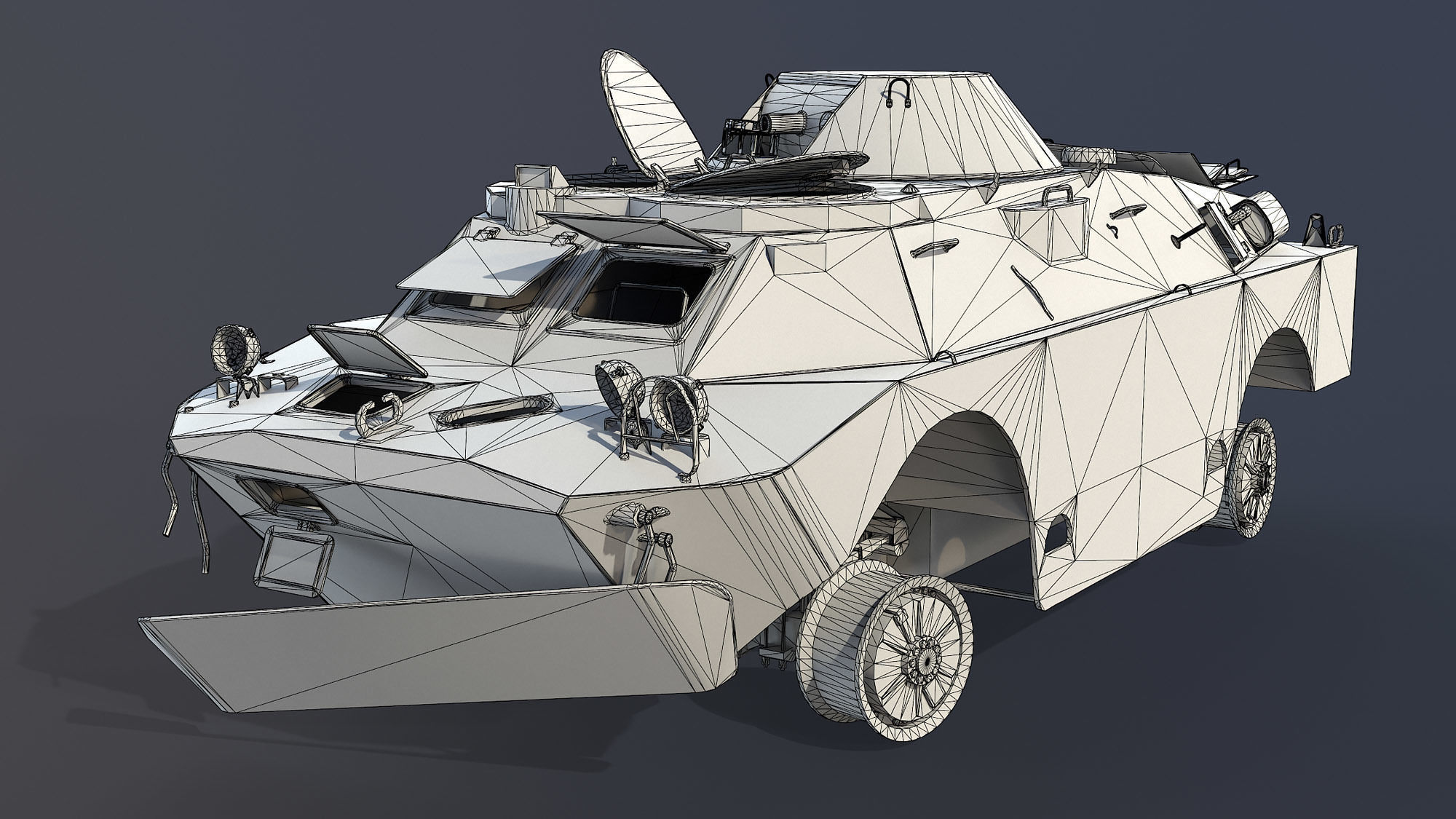 Soviet Military Vehicles Wrecked 3D Model Collection_5