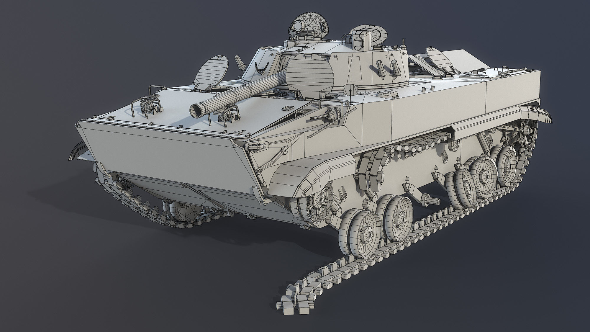 Soviet Military Vehicles Wrecked 3D Model Collection_15
