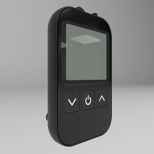 Blood Glucose Test Meter 3D model
